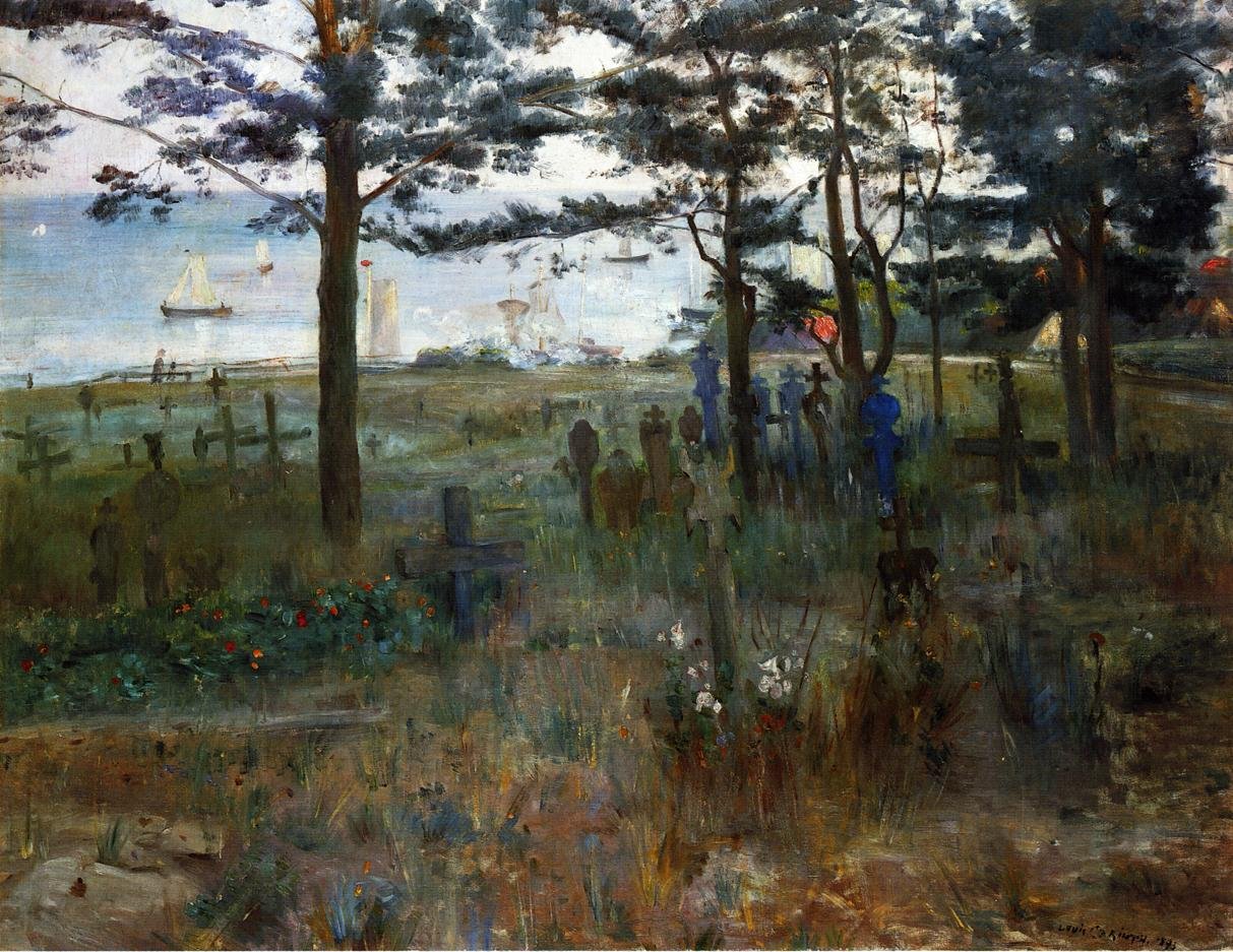 Kirchhof i Niddenn av Lovis Corinth