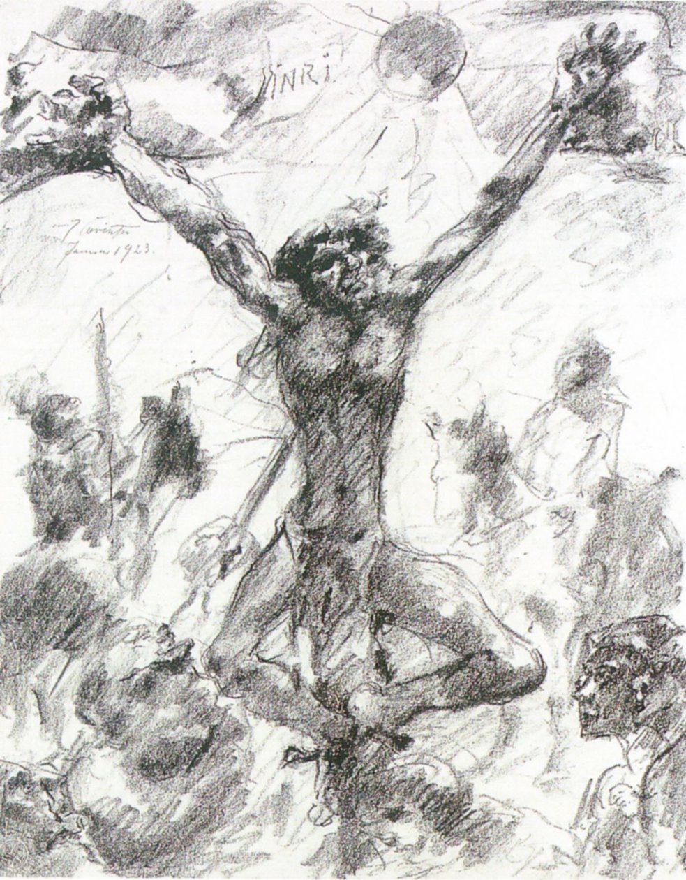 Korsfestelse av Lovis Corinth
