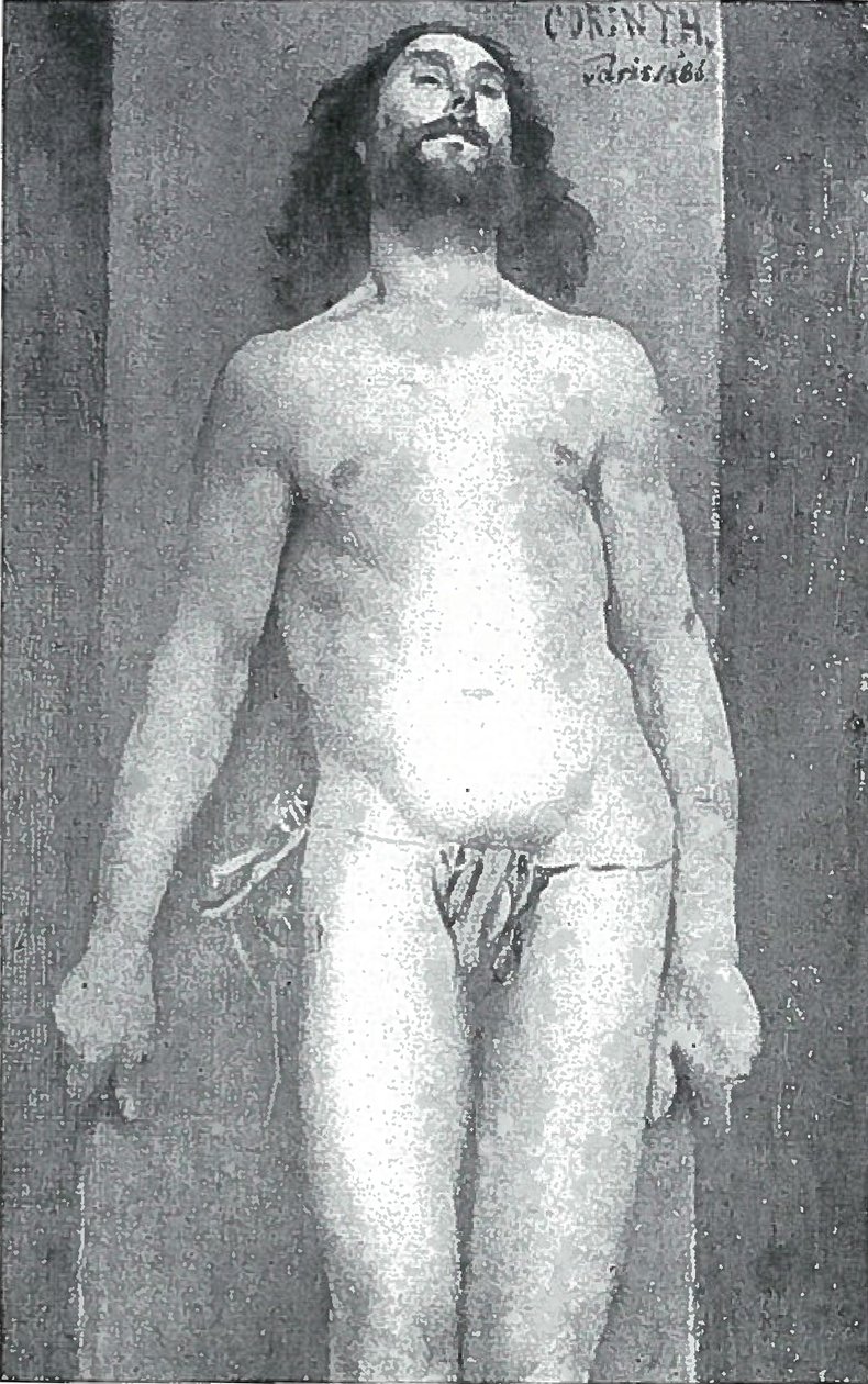Mannlicher Aktn av Lovis Corinth