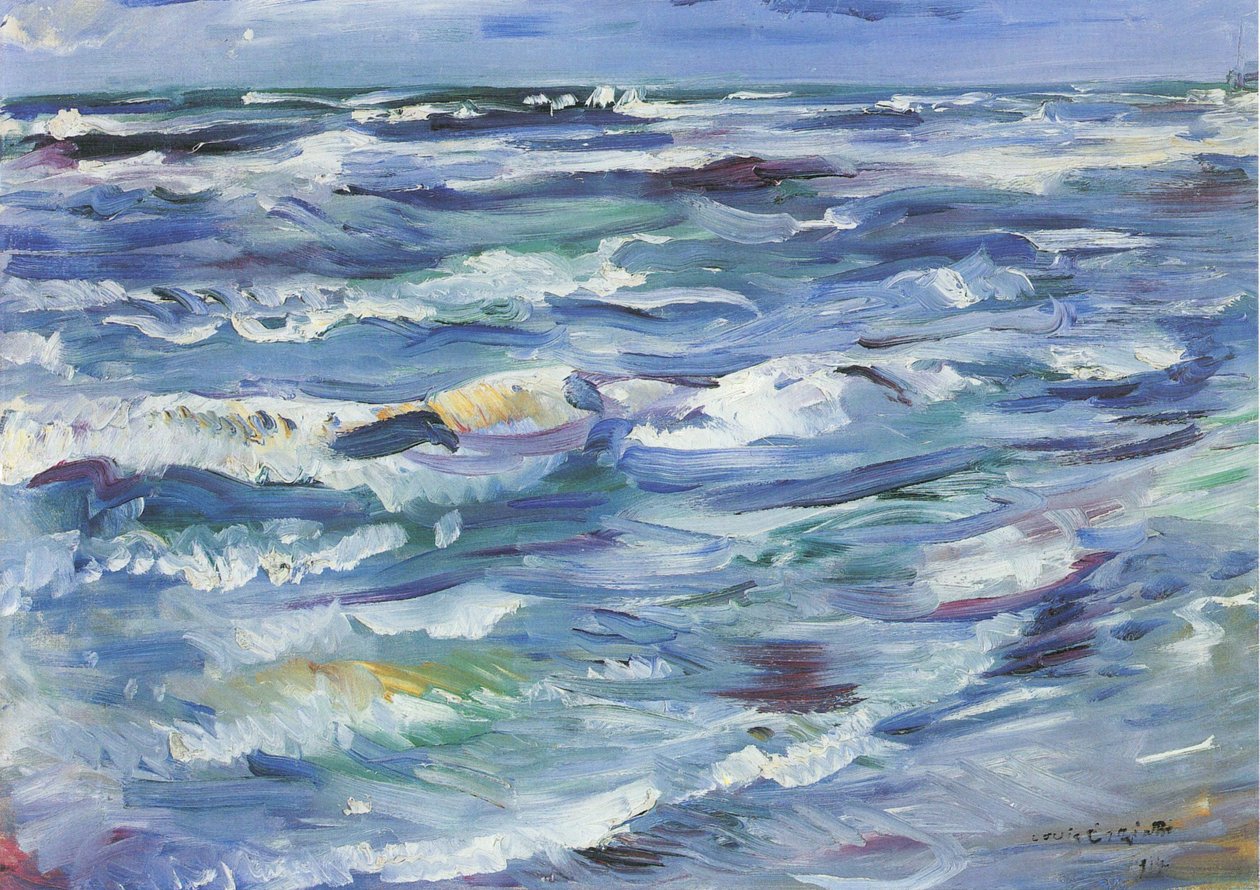 Hav ved La Spezia av Lovis Corinth