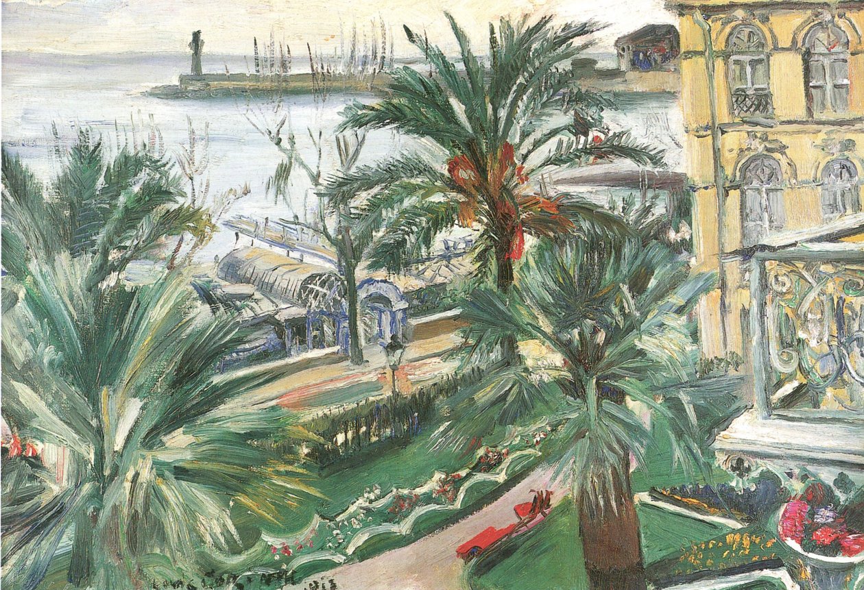 Menton Frankrike av Lovis Corinth