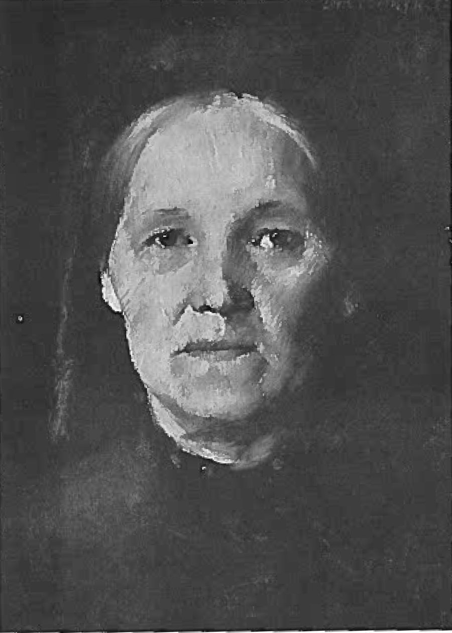 Portrett av fru Schwartzn av Lovis Corinth