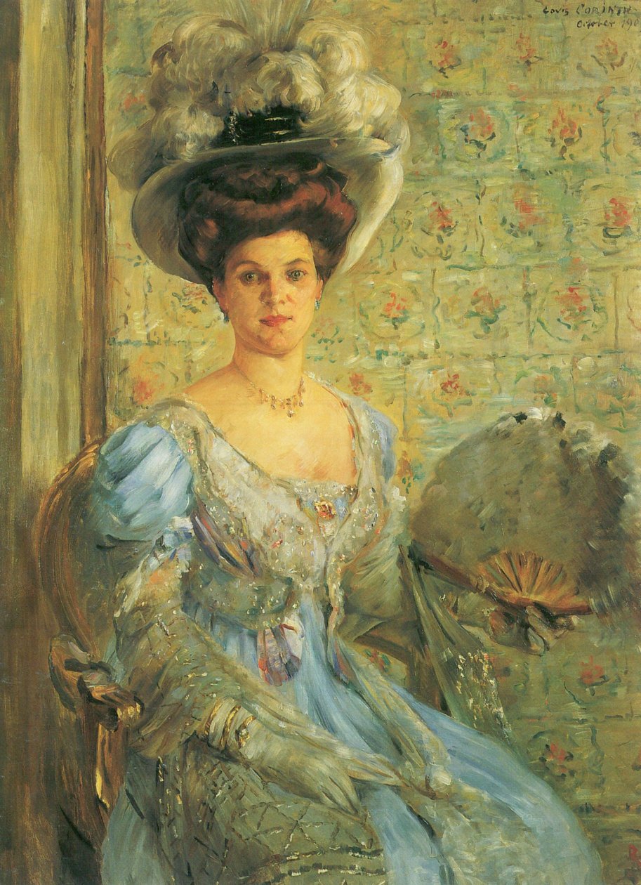 Portrett av grevinne Finkh Eleonore von Wilken av Lovis Corinth