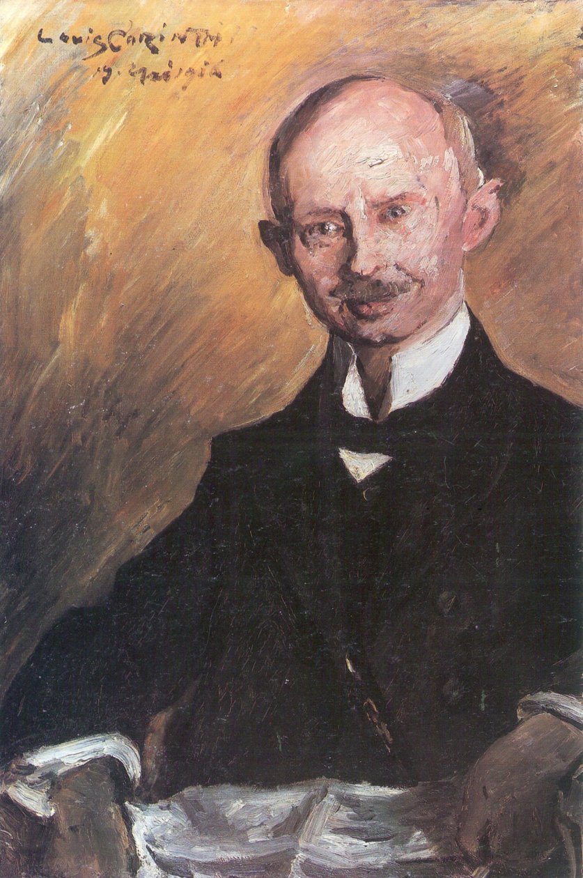 Portrett Otto Winter en farmasøyt fra Hannover av Lovis Corinth