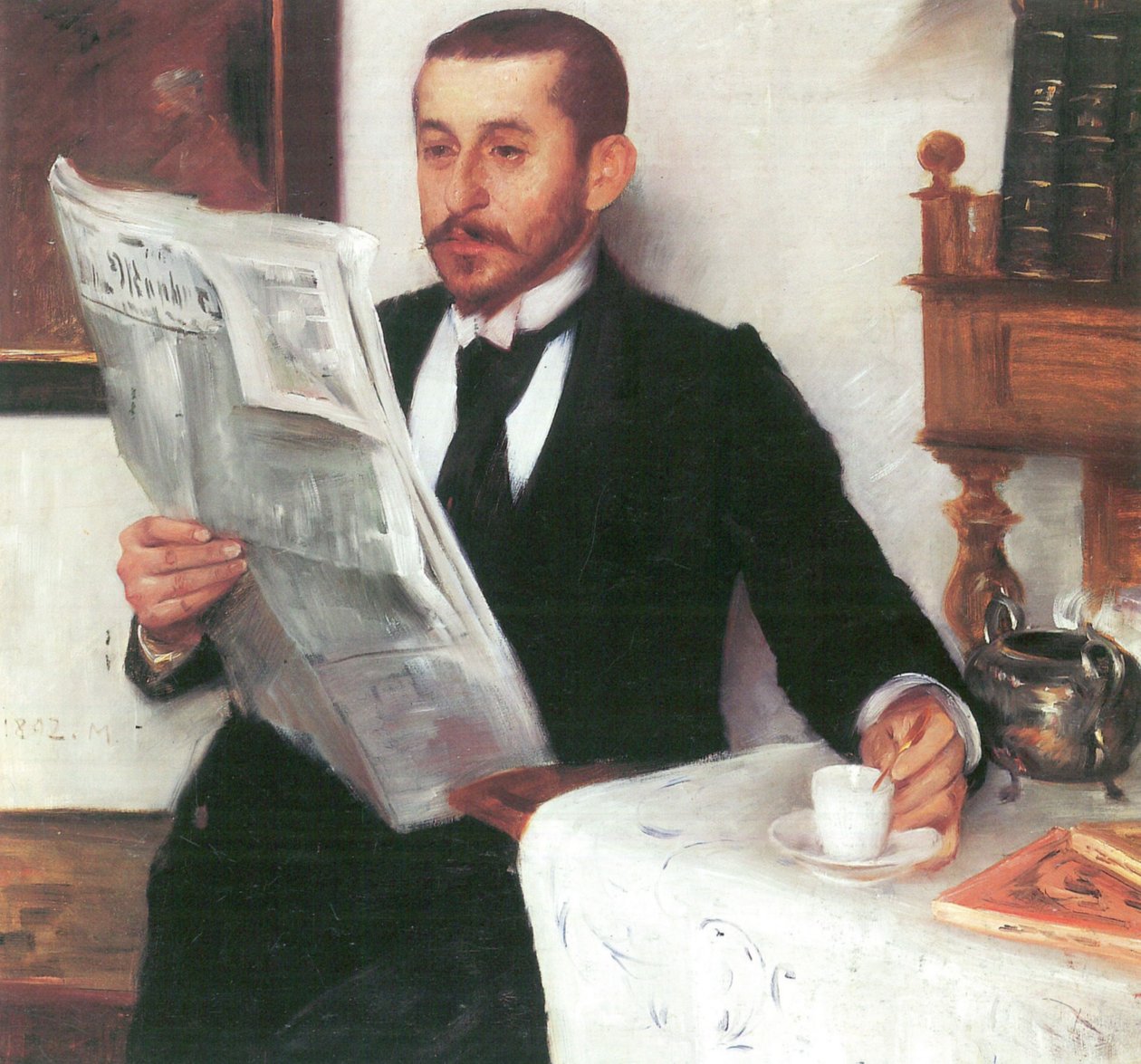 Portrett av maleren Benno Beckern av Lovis Corinth
