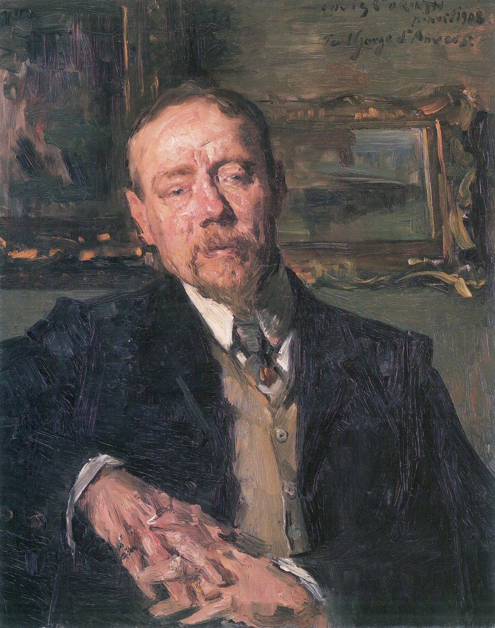 Portrett av maleren Eugene Gorgen av Lovis Corinth