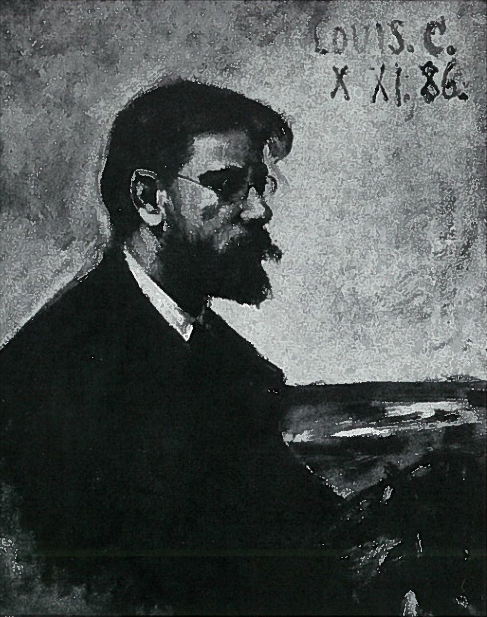 Portrett av maleren Heinrich Fricken av Lovis Corinth