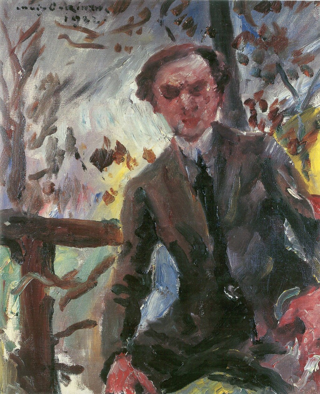 Portrett av maleren Leo Michelsonn av Lovis Corinth