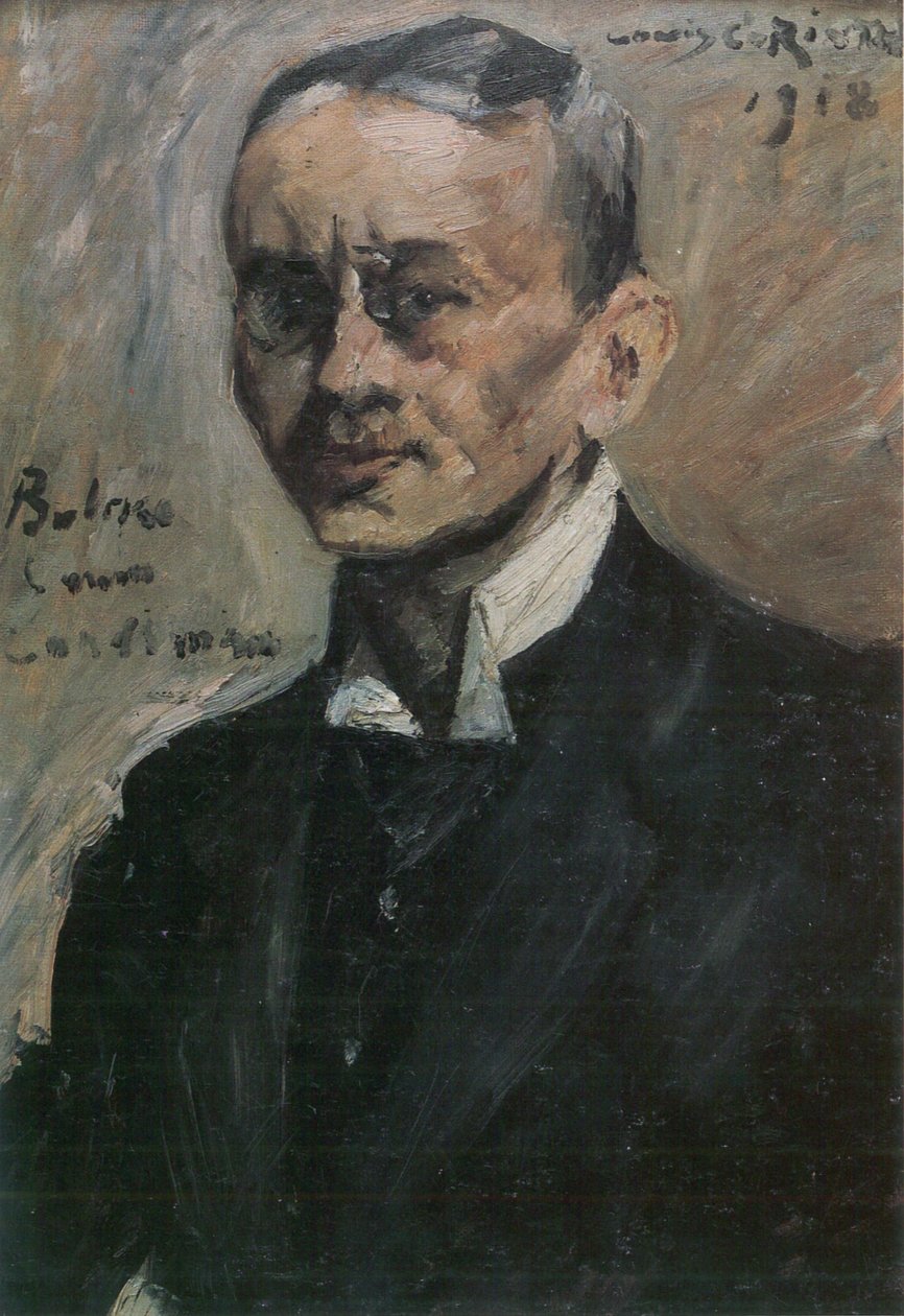 Portrett av forfatteren Carl Bulcken av Lovis Corinth