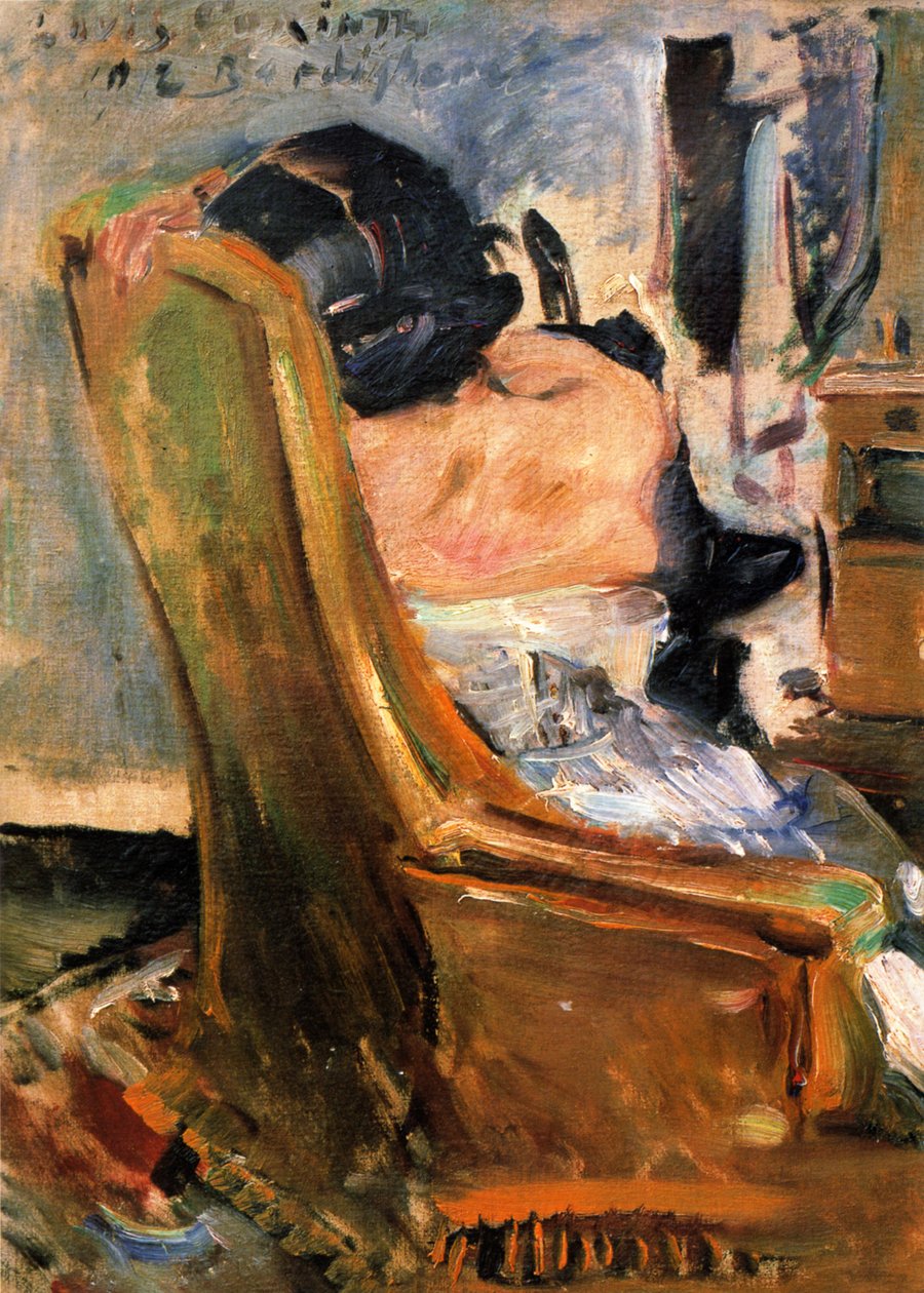 Back act Charlotte Berend-Corinthn av Lovis Corinth