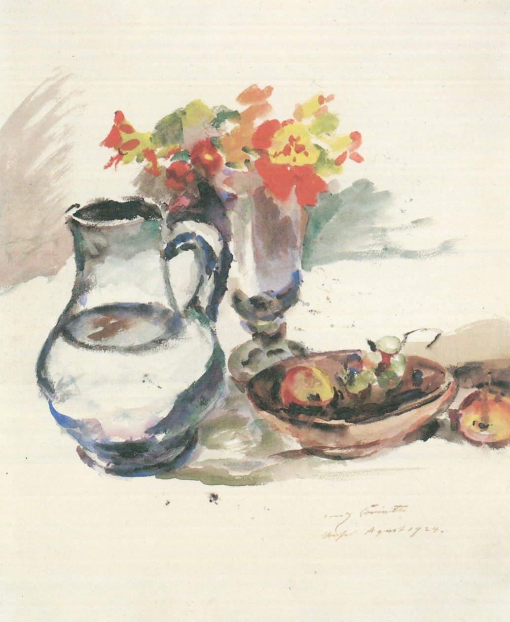 Stilleben Kapuziner-Straun av Lovis Corinth