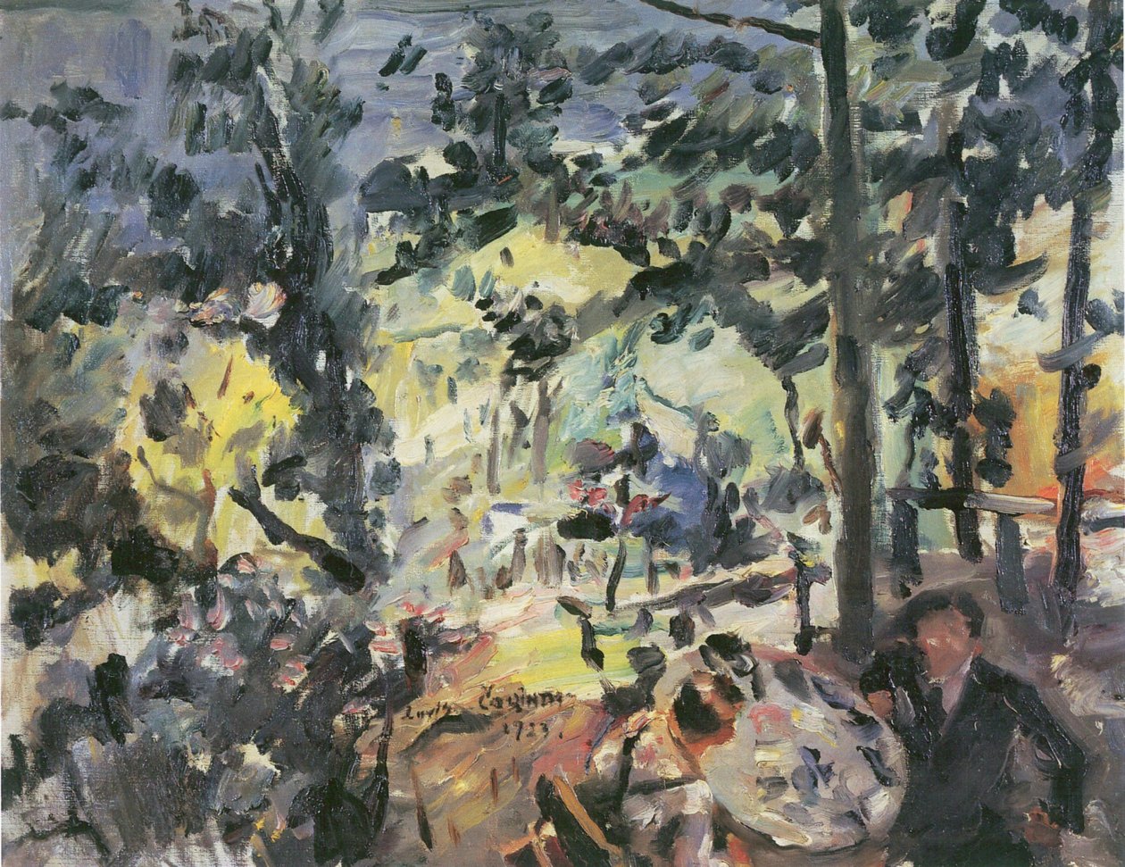 Wachensee, på terrassen av Lovis Corinth