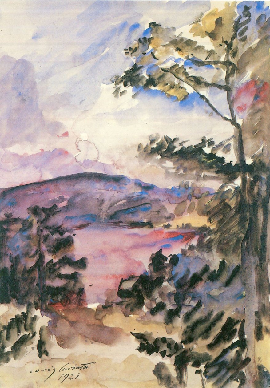 Walchensee, kveldsstemning av Lovis Corinth