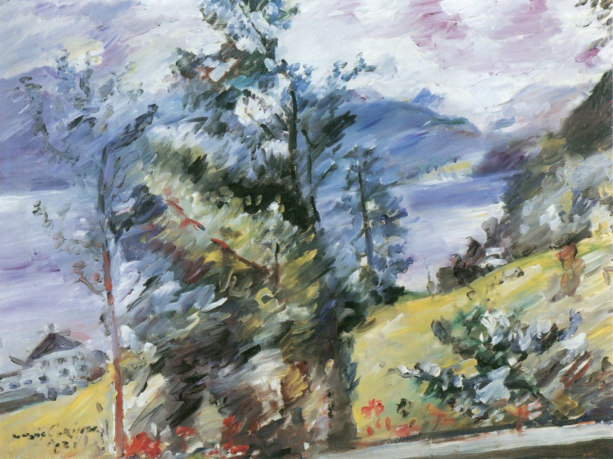 Walchensee, utsikt over Wetterstein av Lovis Corinth