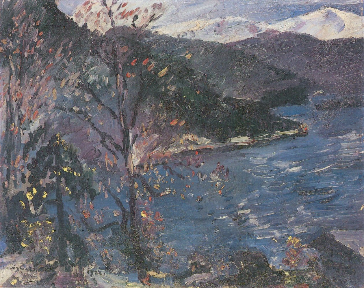 Walchensee om høsten av Lovis Corinth