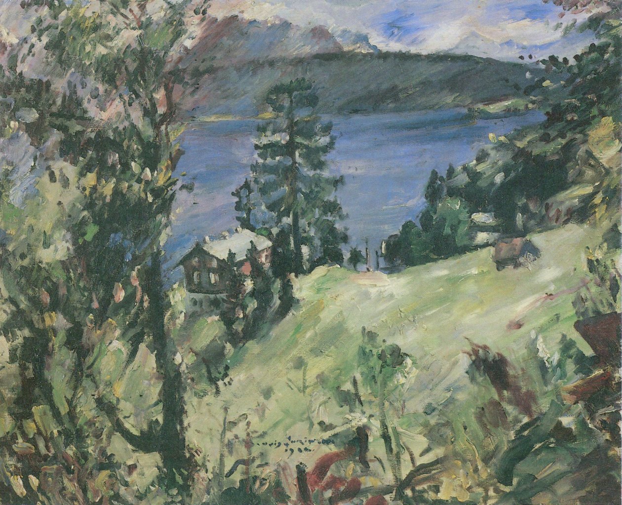 Walchenseelandschaftn av Lovis Corinth