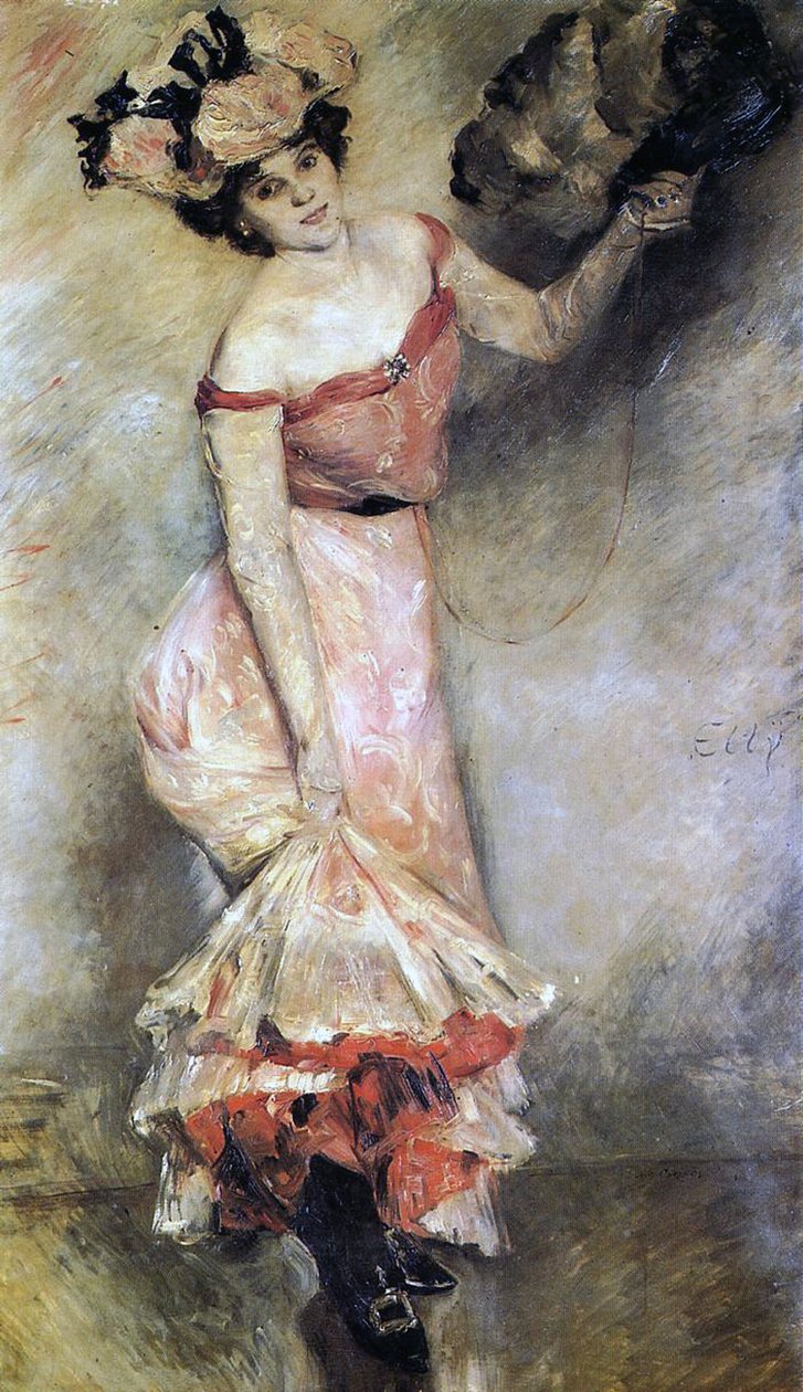 Elly, 1889 av Lovis Corinth