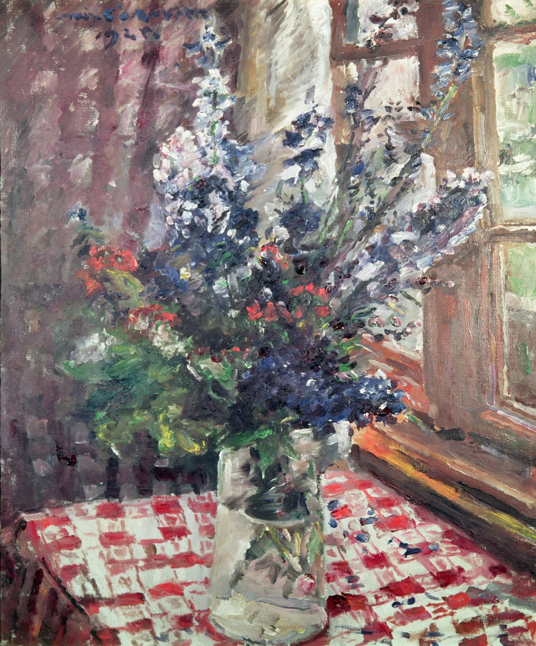 Larkspur, 1924 av Lovis Corinth