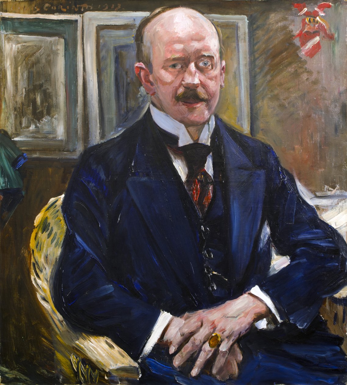 Portrett av Alexander Freiherr von Reitzenstein, 1913 av Lovis Corinth