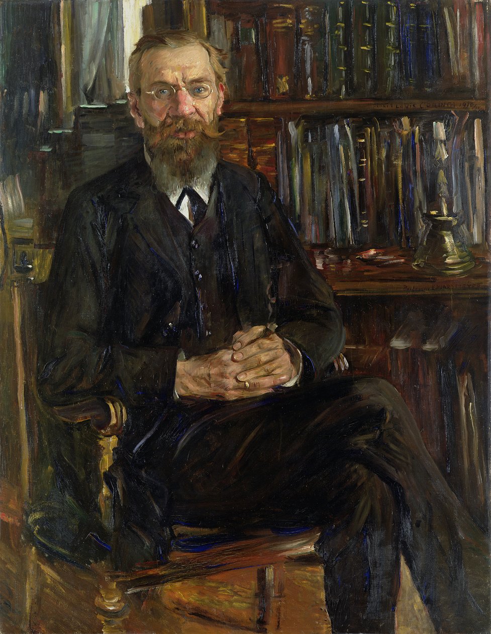 Portrett av Dr Edward Meyer (1855-1930) 1910-11 av Lovis Corinth