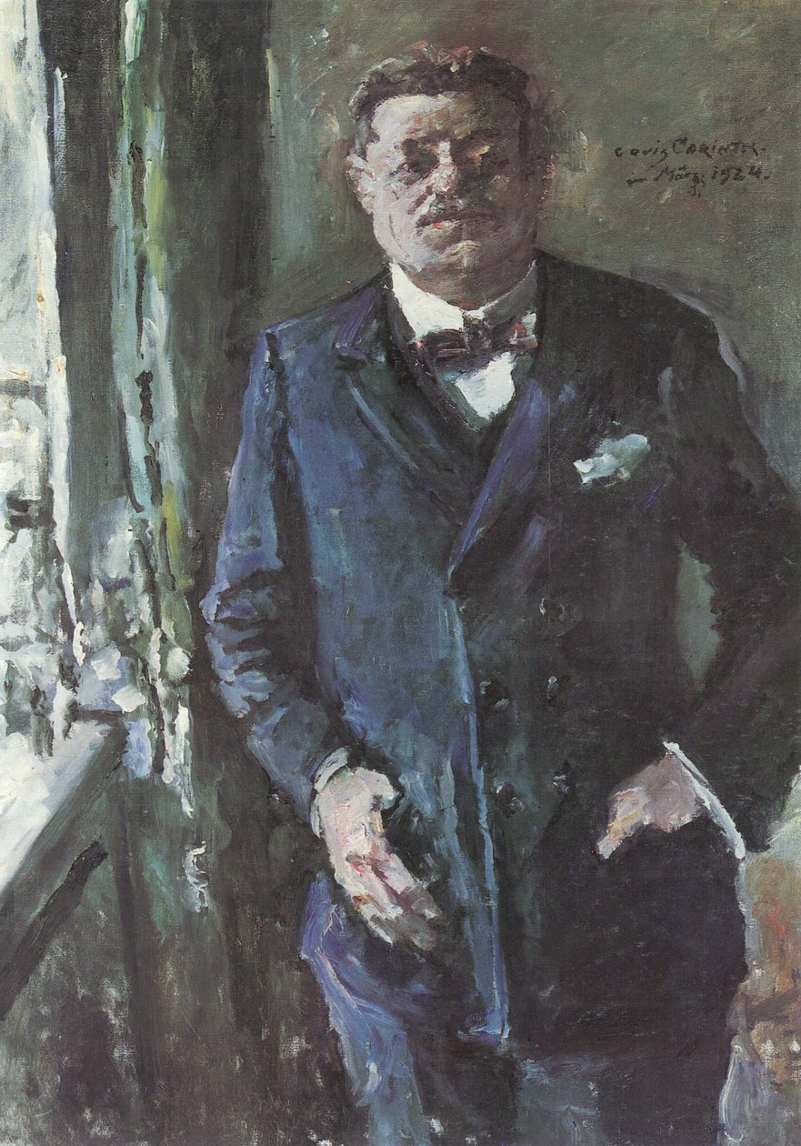 Portrett av rikspresidenten, Friedrich Ebert av Lovis Corinth