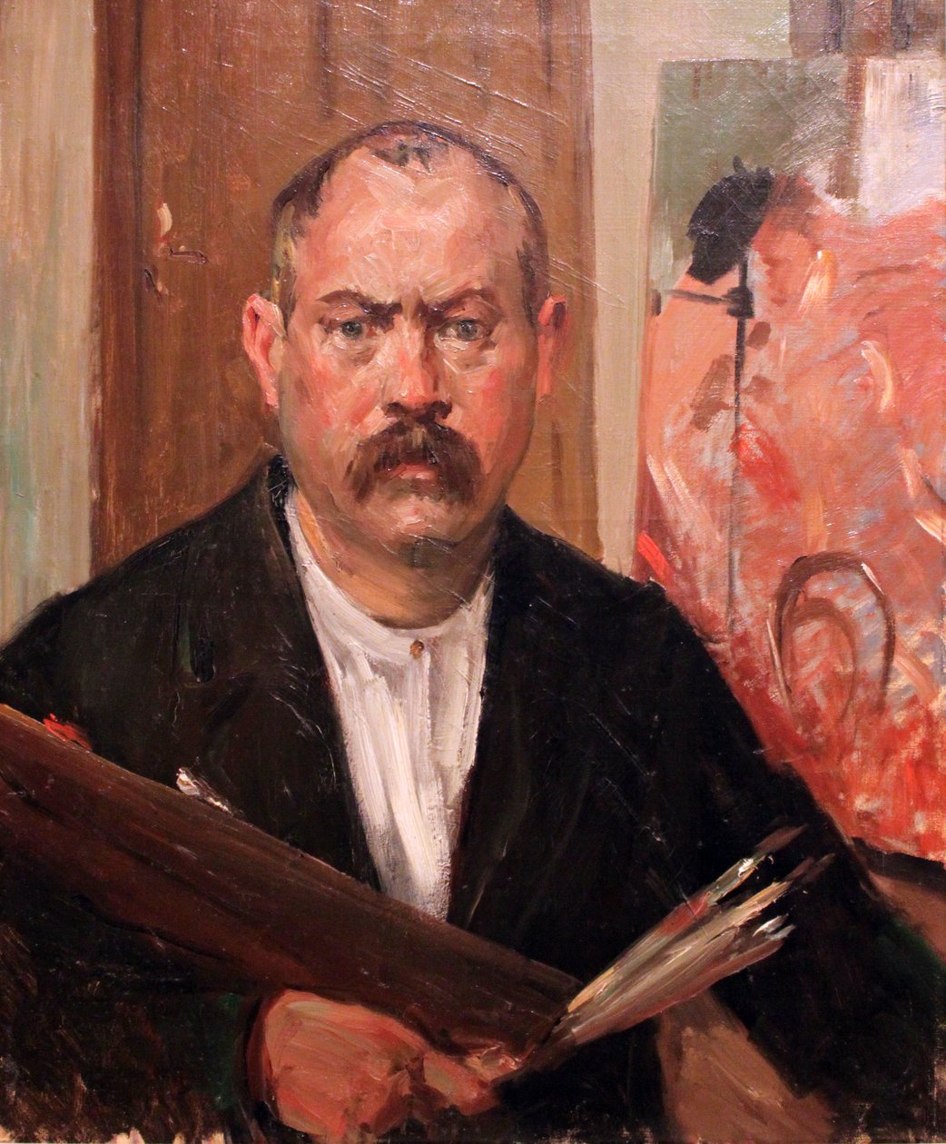Selvportrett uten krage av Lovis Corinth