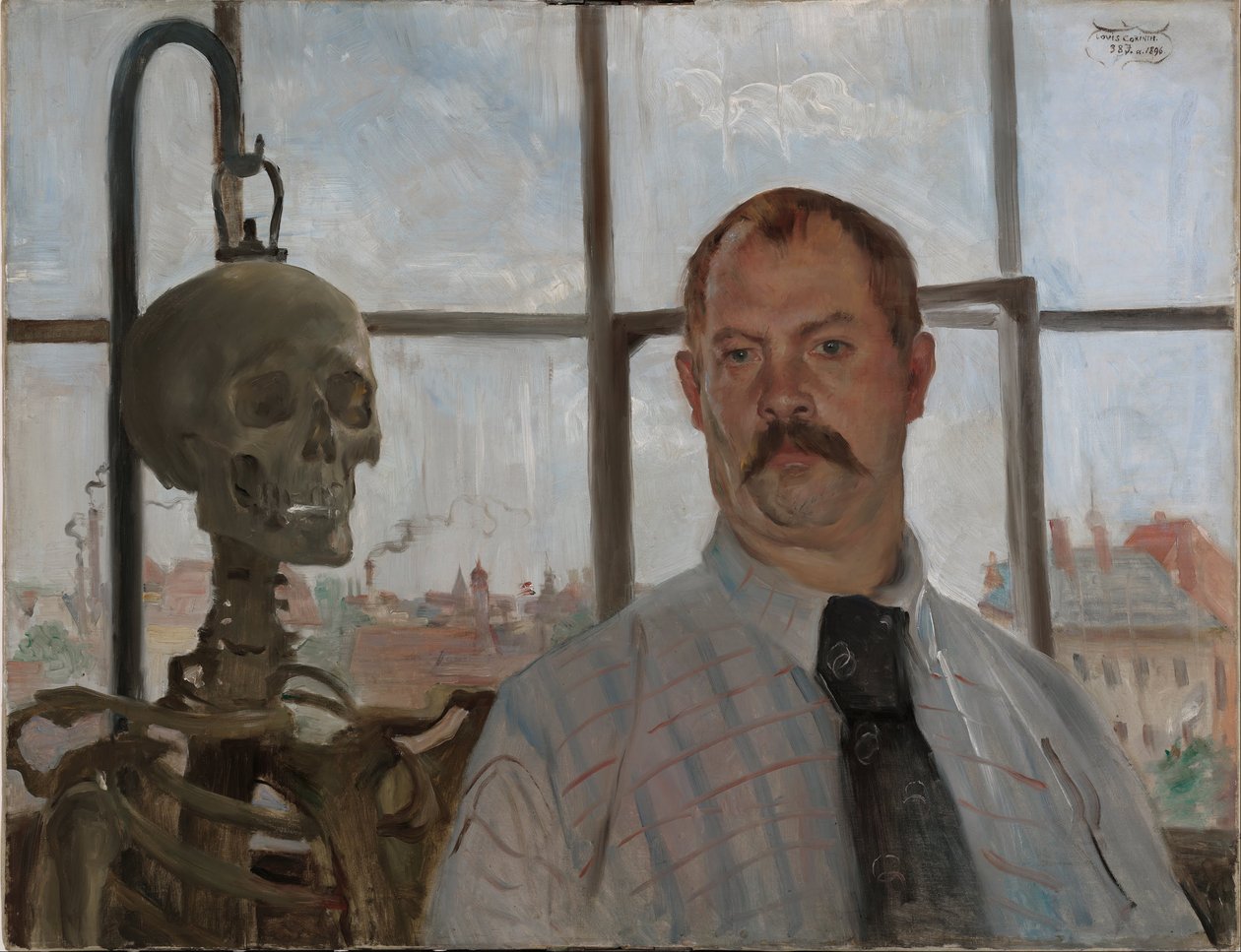 Selvportrett av Lovis (1858-1925) Corinth