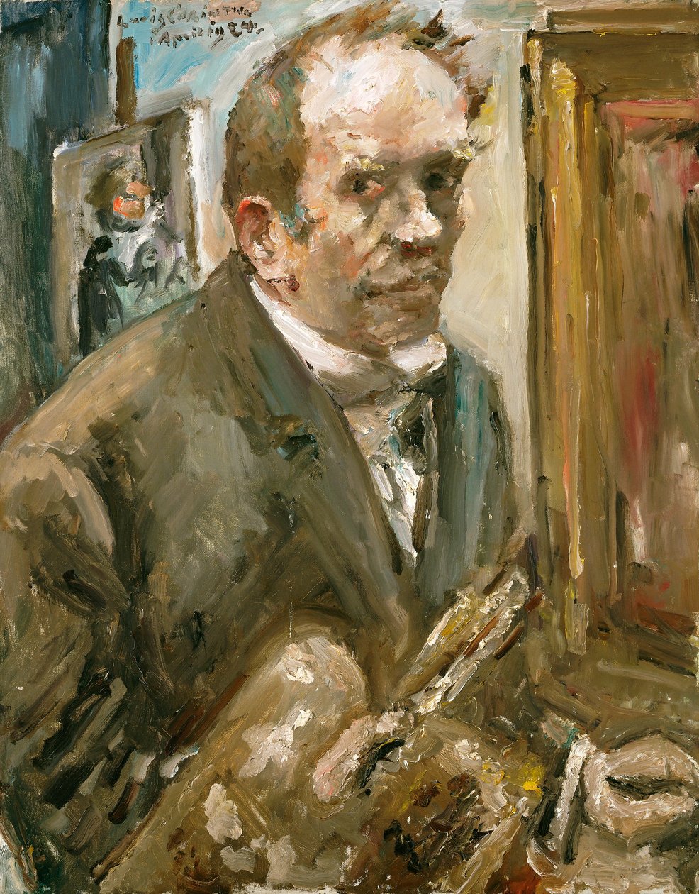 Autoportrett - Selvportrett - Peinture de Lovis Corinth (1858-1925) - 1924 - Olje på lerret - 100x80 - (c) Museum of Modern Art, New York av Lovis  Corinth