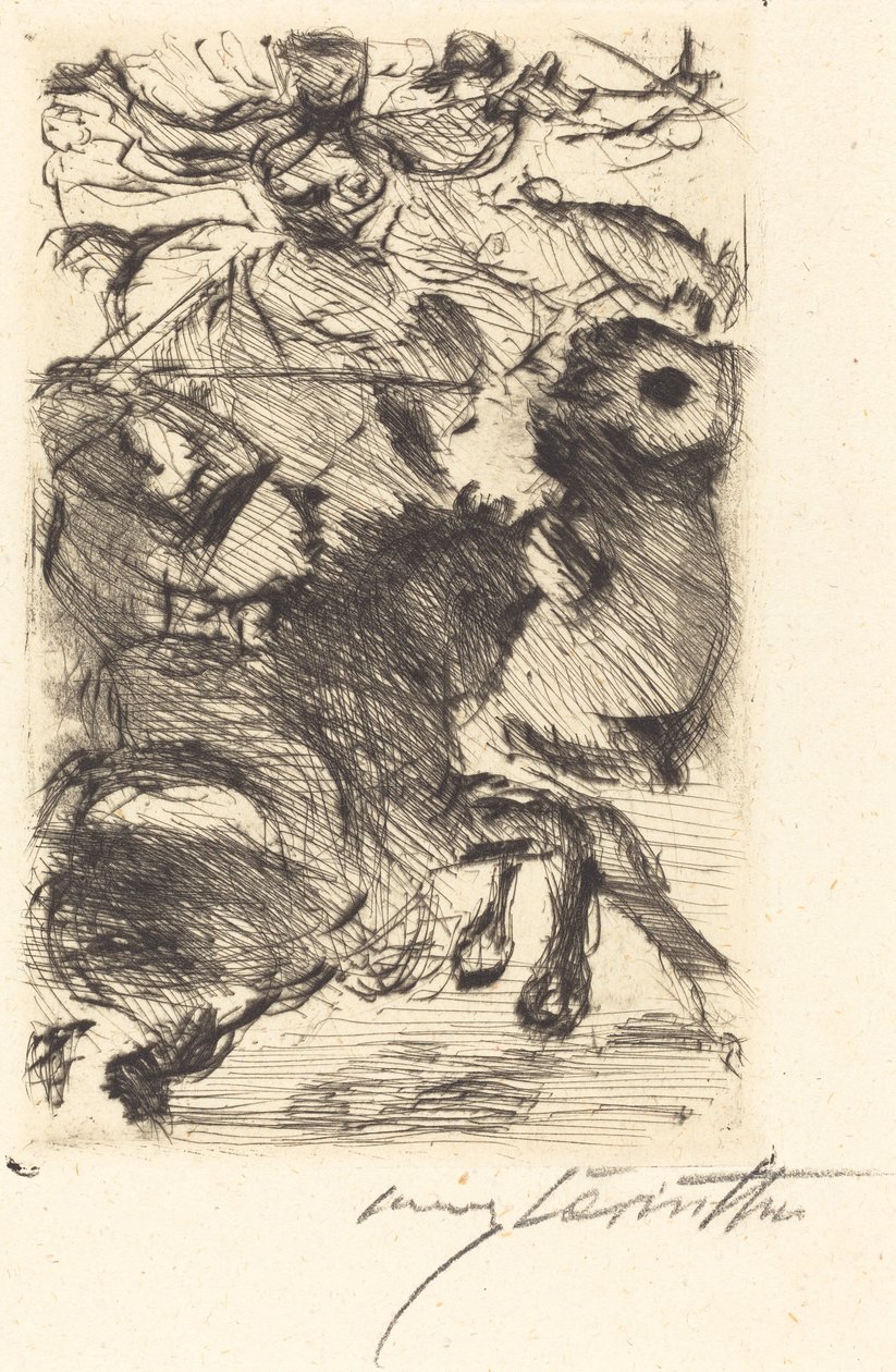 Adhba die Kamelin Adhba the Camel, 1919. av Lovis Corinth