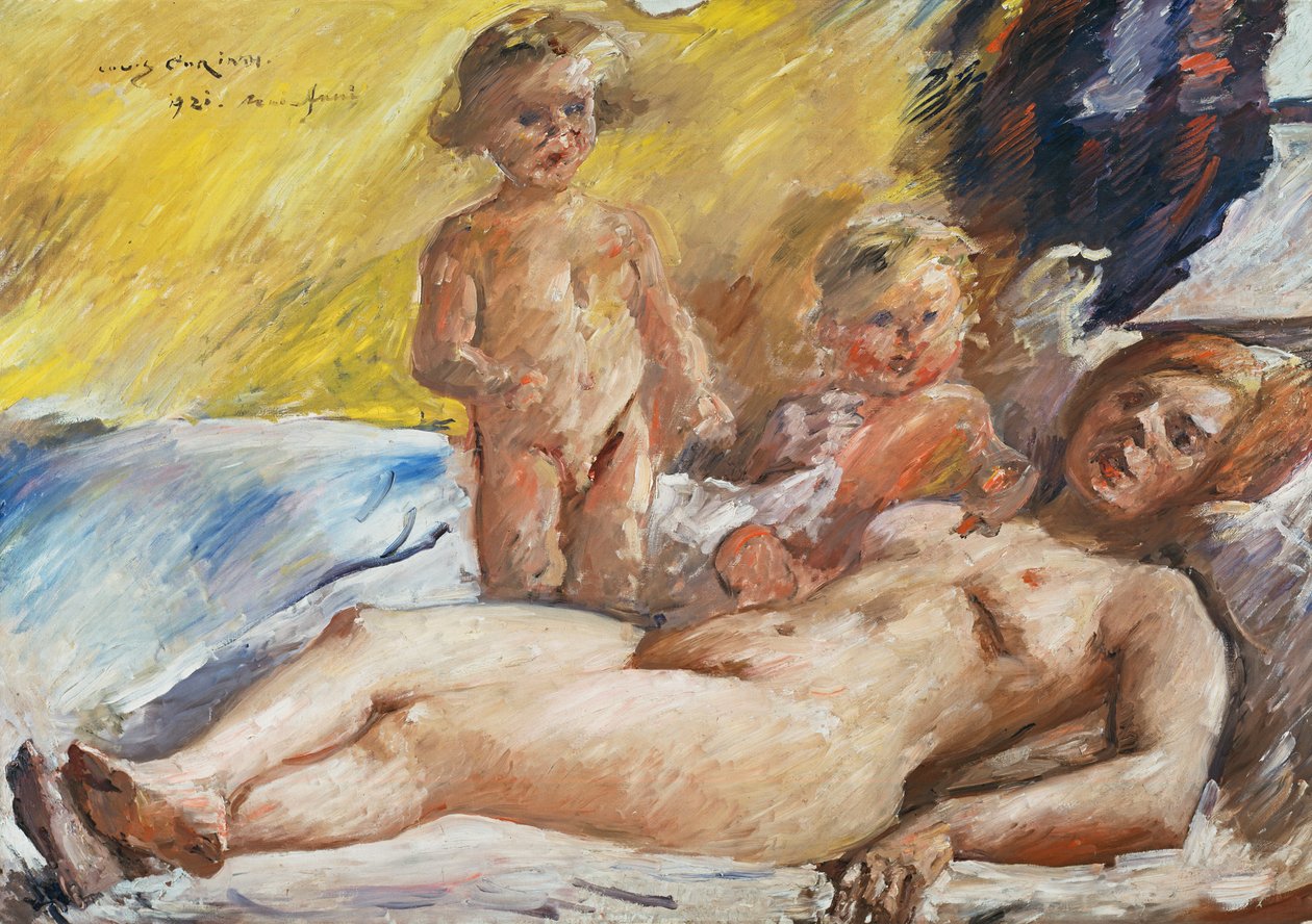 Handle med Putten av Lovis Corinth