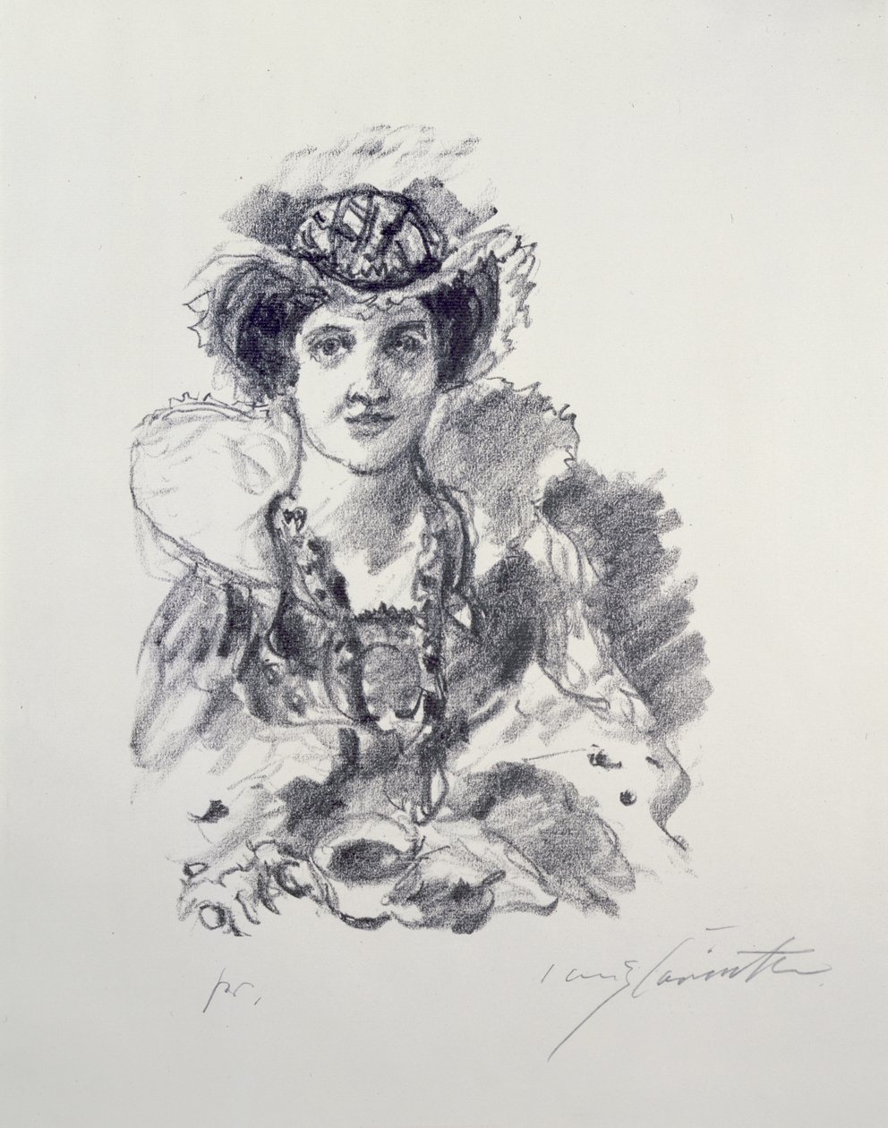 Anne Boleyn under turneringen av Lovis Corinth