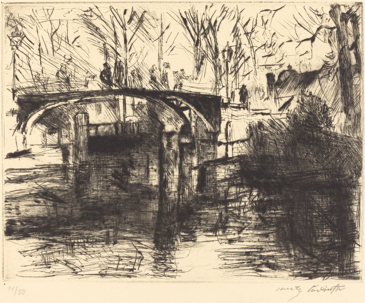 Fra Tiergarten View of the Tiergarten, 1920. av Lovis Corinth