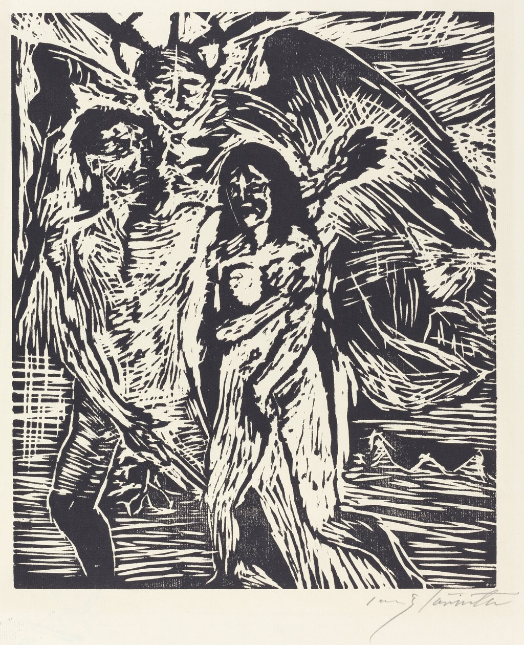Utvisning fra paradis Utvisningen fra paradis, 1919. av Lovis Corinth