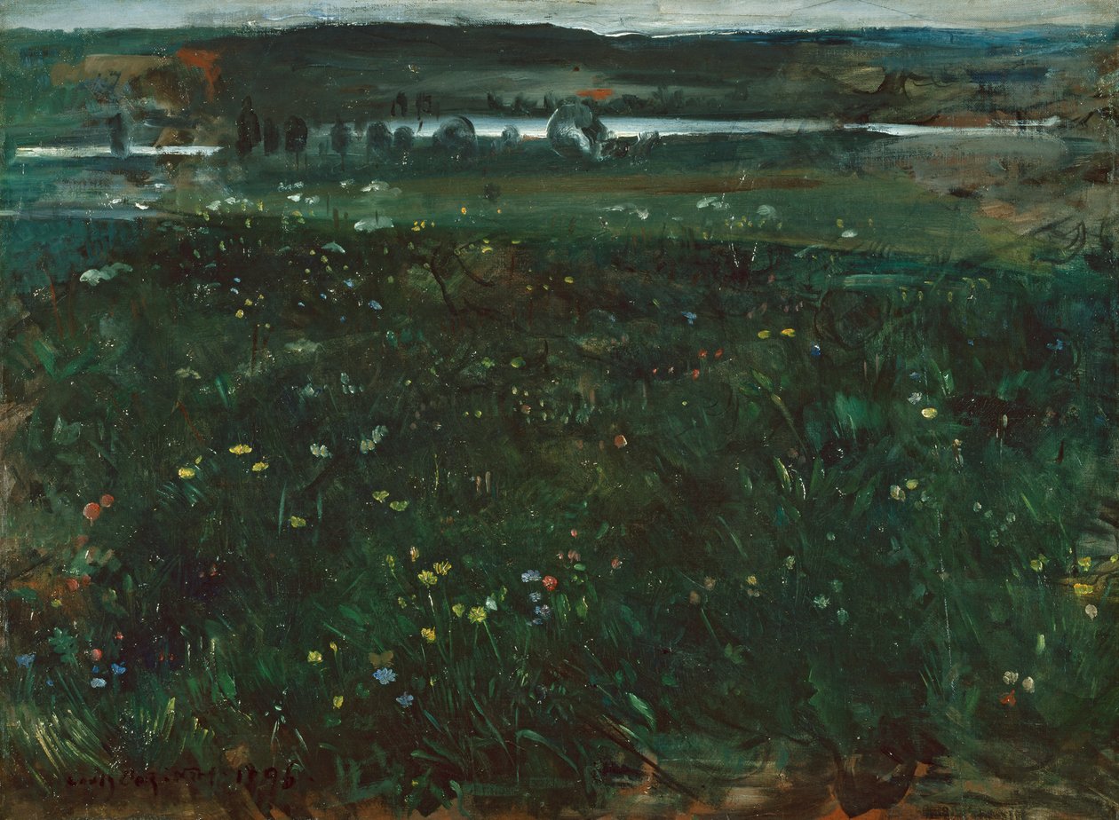 Ved Unterschäftlarn ved Isar av Lovis Corinth