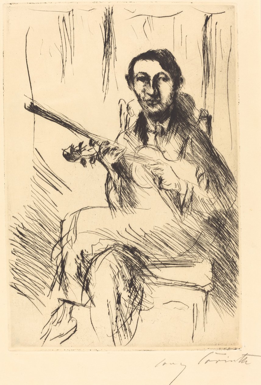 Portrett av Andreas Weissgaerber, 1919. av Lovis Corinth