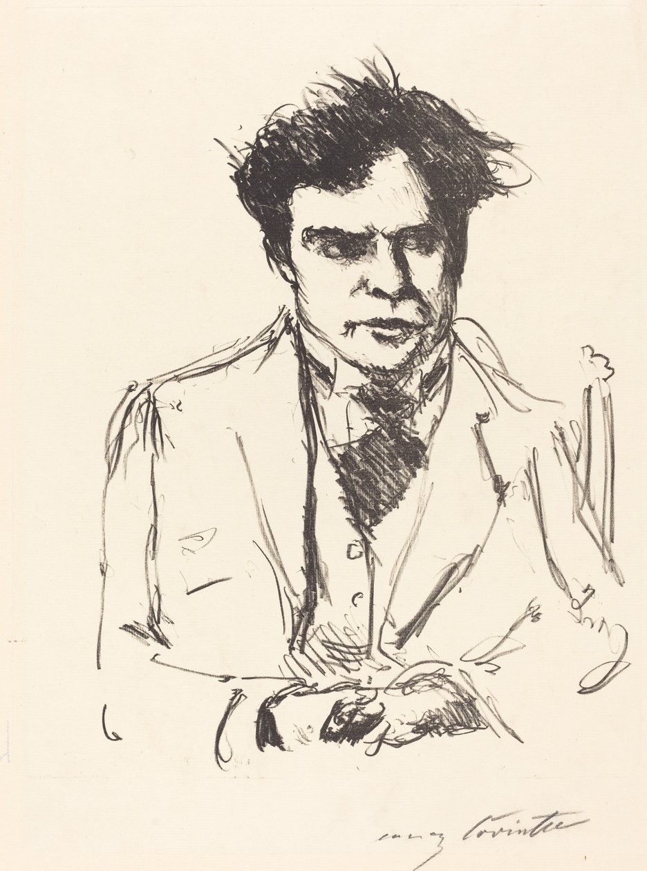 Portrett av Joseph Schwarz Portrett av Joseph Schwarz, 1916. av Lovis Corinth