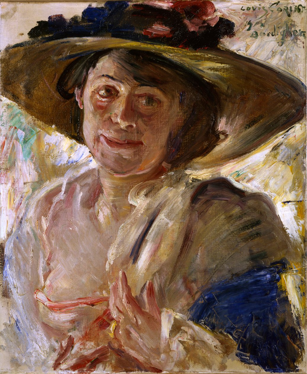 Portrett av hustruen av Lovis Corinth