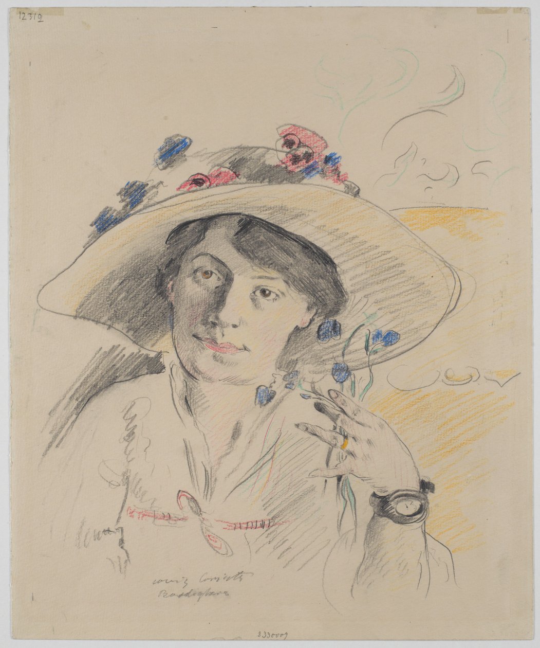 Portrett av kunstnerens hustru, Charlotte Berend-Corinth av Lovis Corinth
