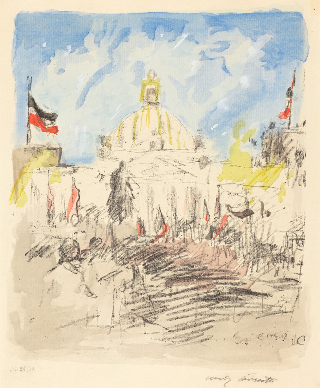 Bismarck-feiring av Lovis Corinth