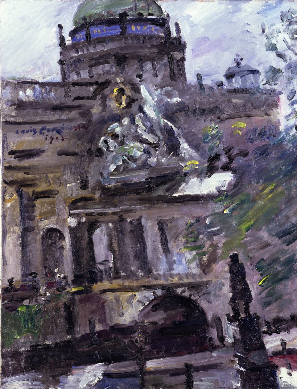 Berliner Schloss sett fra Darmstädter Bank av Lovis Corinth