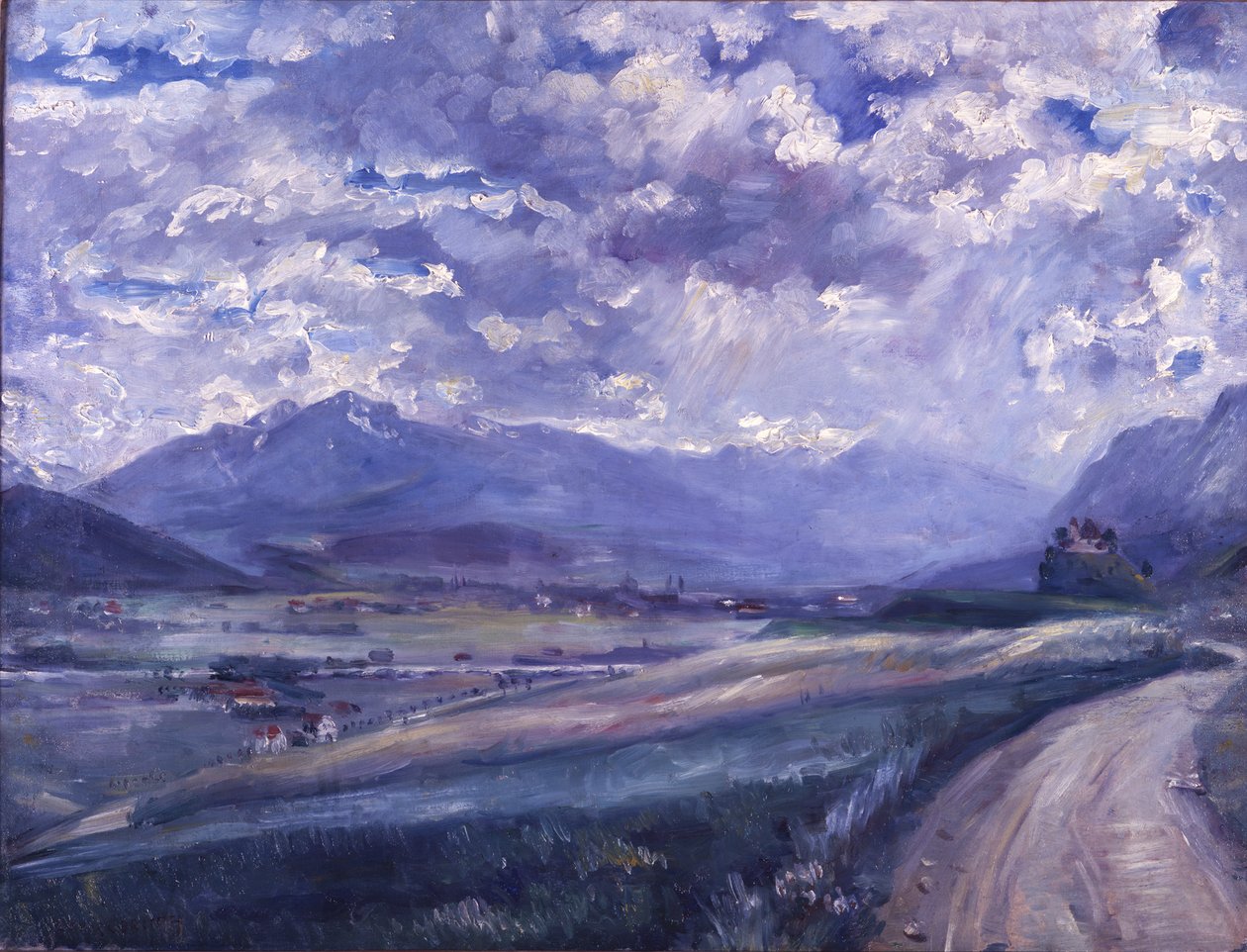 Inndalen ved Thaur. Innsbruck av Lovis Corinth