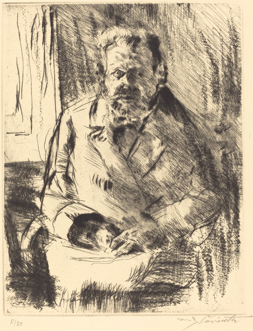 Poeten Poeten, 1920. av Lovis Corinth