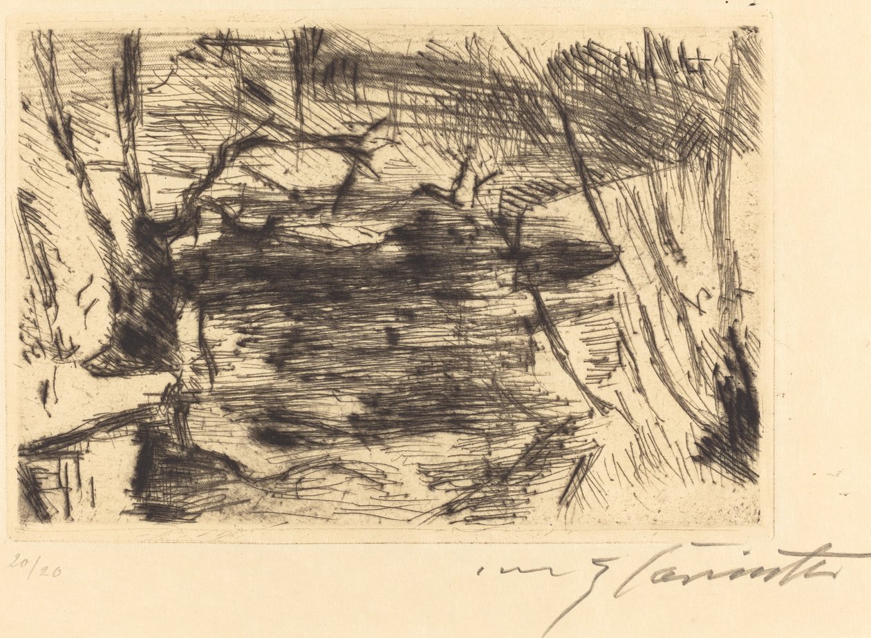 Der Neue See (Den nye innsjøen) av Lovis Corinth