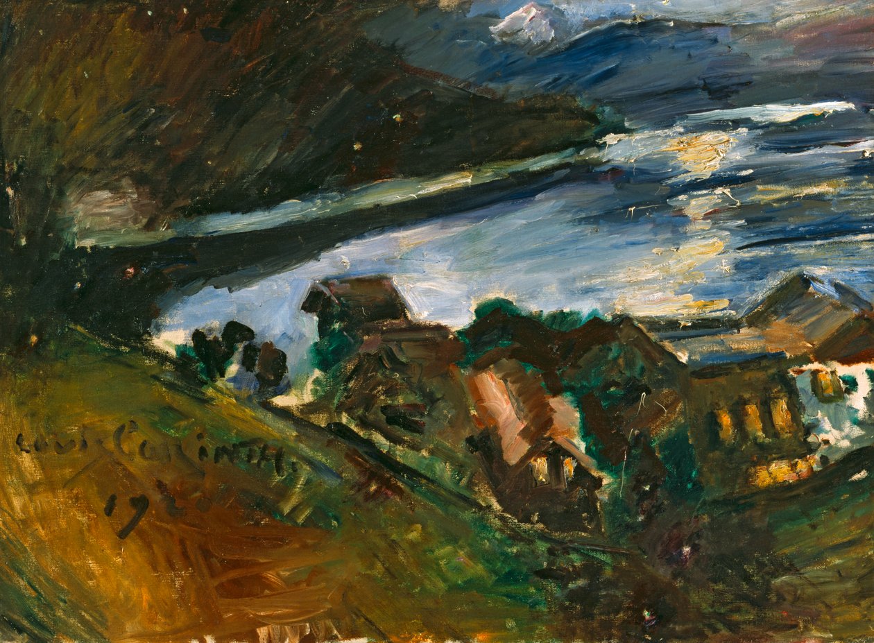 Walchensee i måneskinn av Lovis Corinth