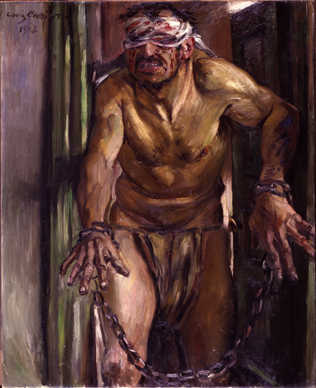 Den blindede Samson av Lovis Corinth