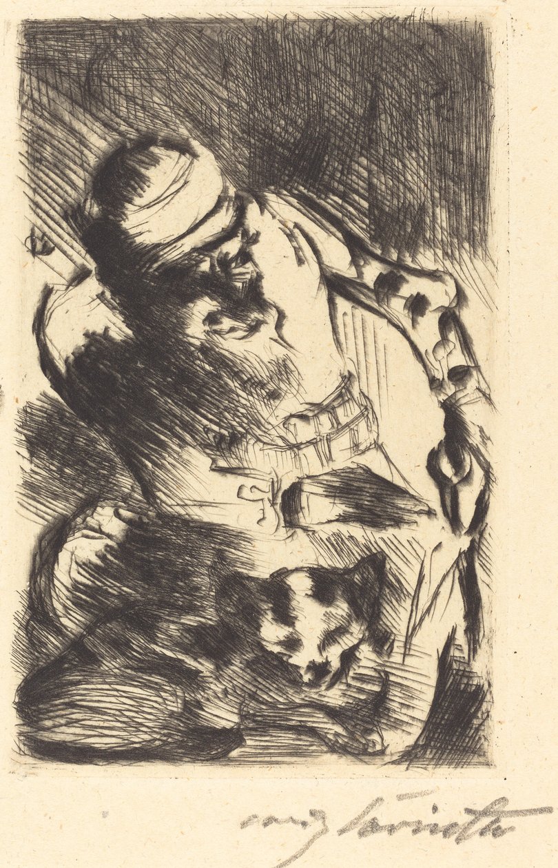 Profetens katt av Lovis Corinth