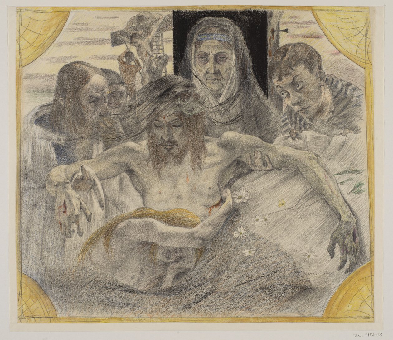 Nedtagelsen av Kristus fra korset av Lovis Corinth