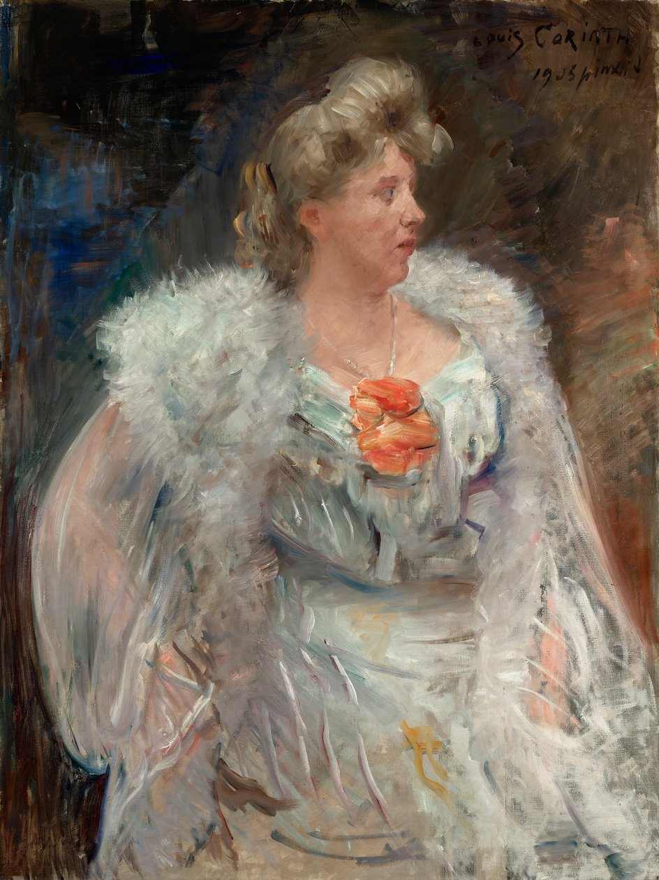 Sangerinnen Frieda Halbe av Lovis Corinth