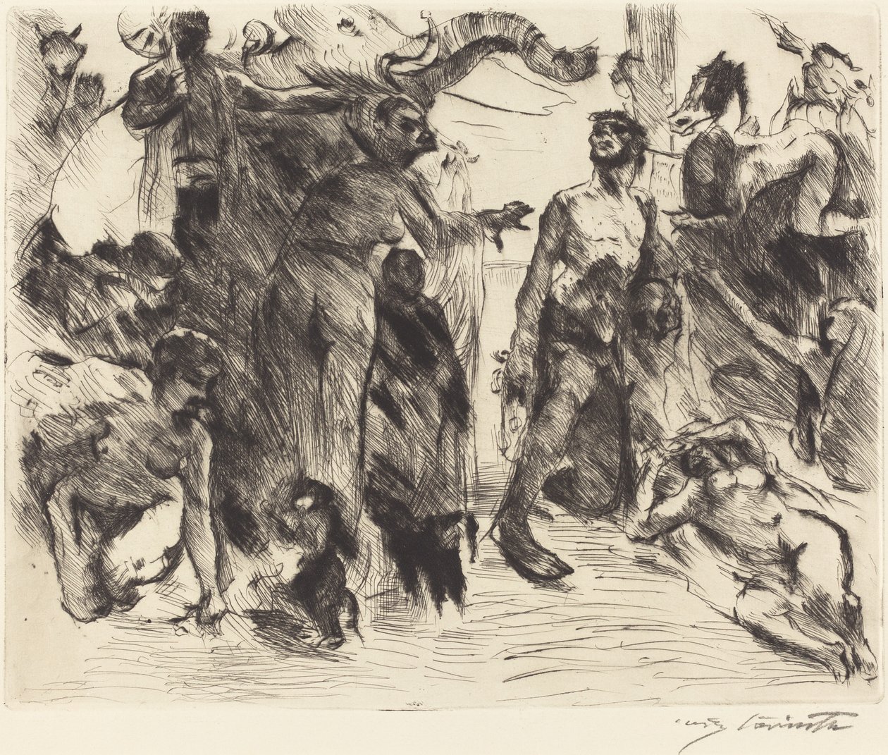 Fristelsen til Saint Anthony av Lovis Corinth