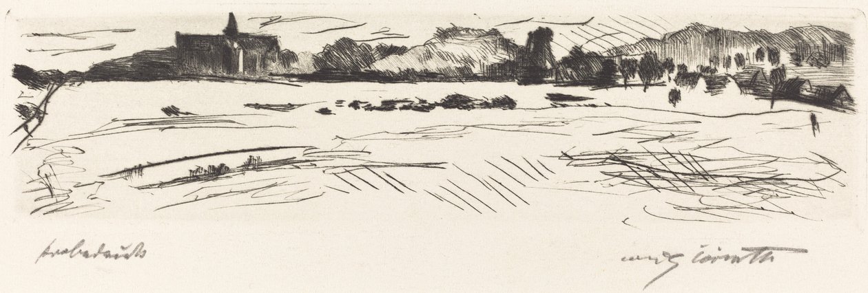 Landskap med sanddyner av Lovis Corinth